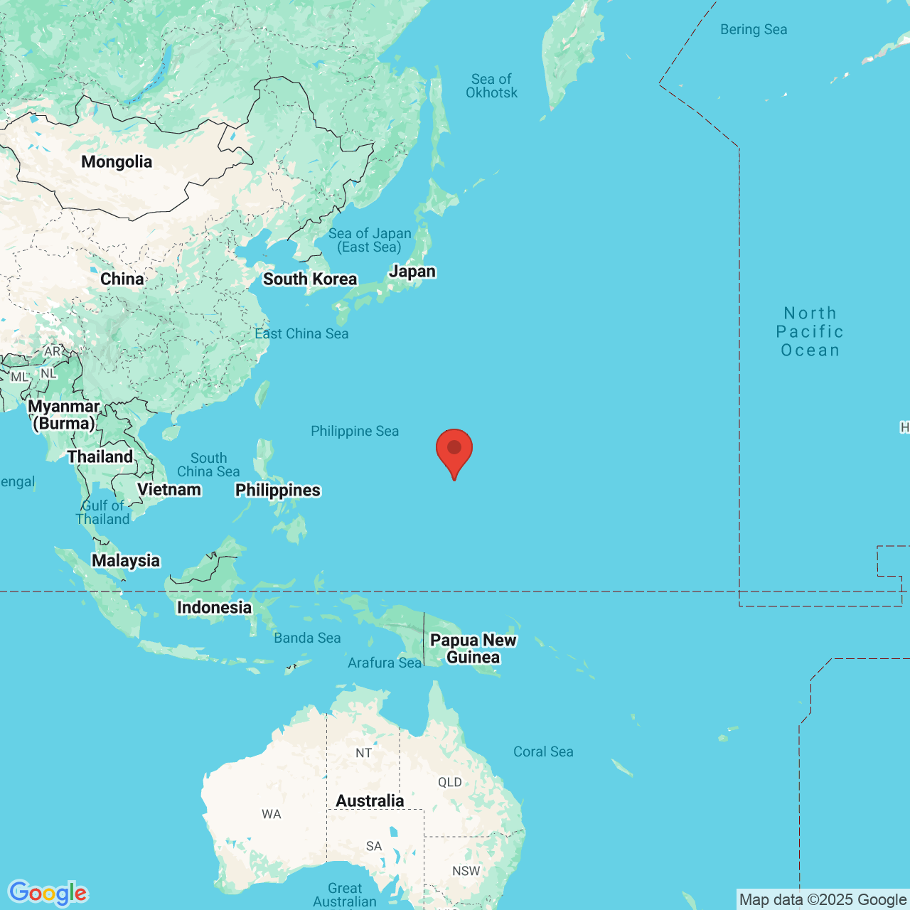 Google map image of our location in 633 Gov Carlos G Camacho Rd Tamuning, GUAM