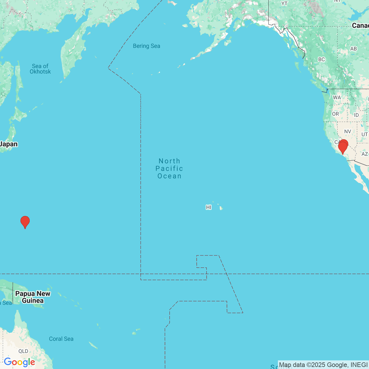 Google map image of our locations